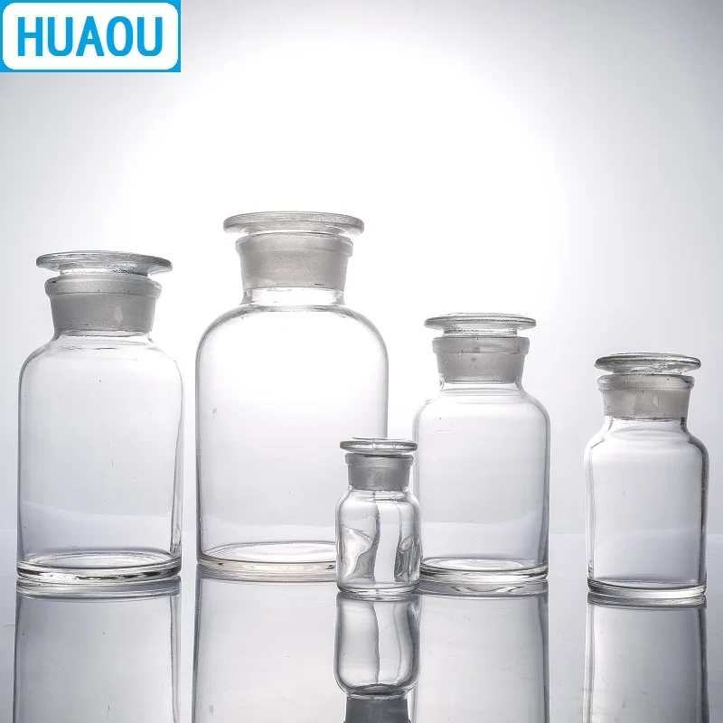 Флакон-реагент HUAOU прозрачный с широким горлом 20000 мл 20 л | Канцтовары для офиса и