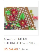 Металлические Вырубные штампы, вырубные штампы alinacraft, 8 шт., базовая рамка для скрапбукинга, бумаги, поделок, альбом, карта, нож-пуансон, художественный резак