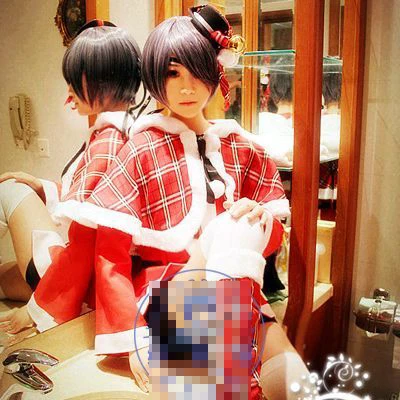 Костюм черного Батлера для рождественского косплея Phantomhive | Тематическая одежда