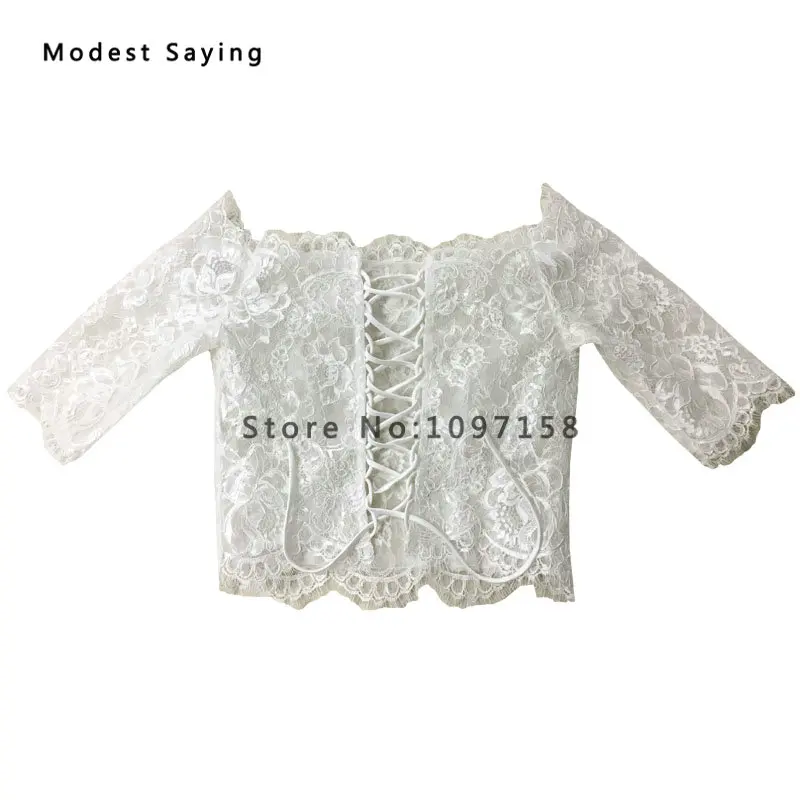 Элегантные кружевные свадебные сумки с открытыми плечами 2018 коротким рукавом