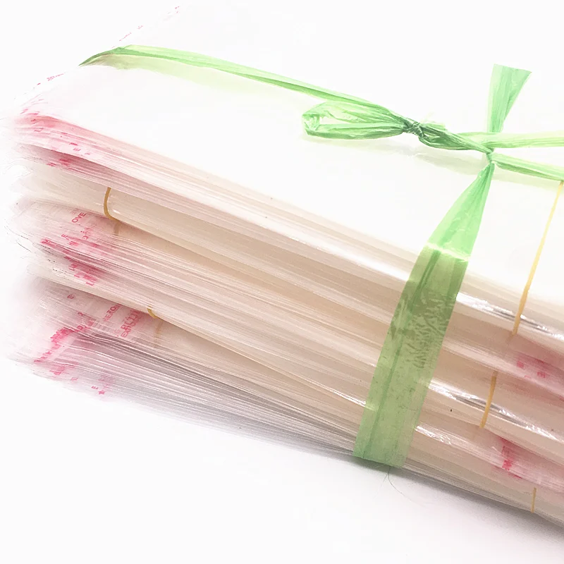 100 шт 6x11,8x11,9x13,10x15,12x15,14x14 см Resealable поли мешок прозрачный Пластик Сумки самоклеющиеся пломбы для ювелирного плетения сумка