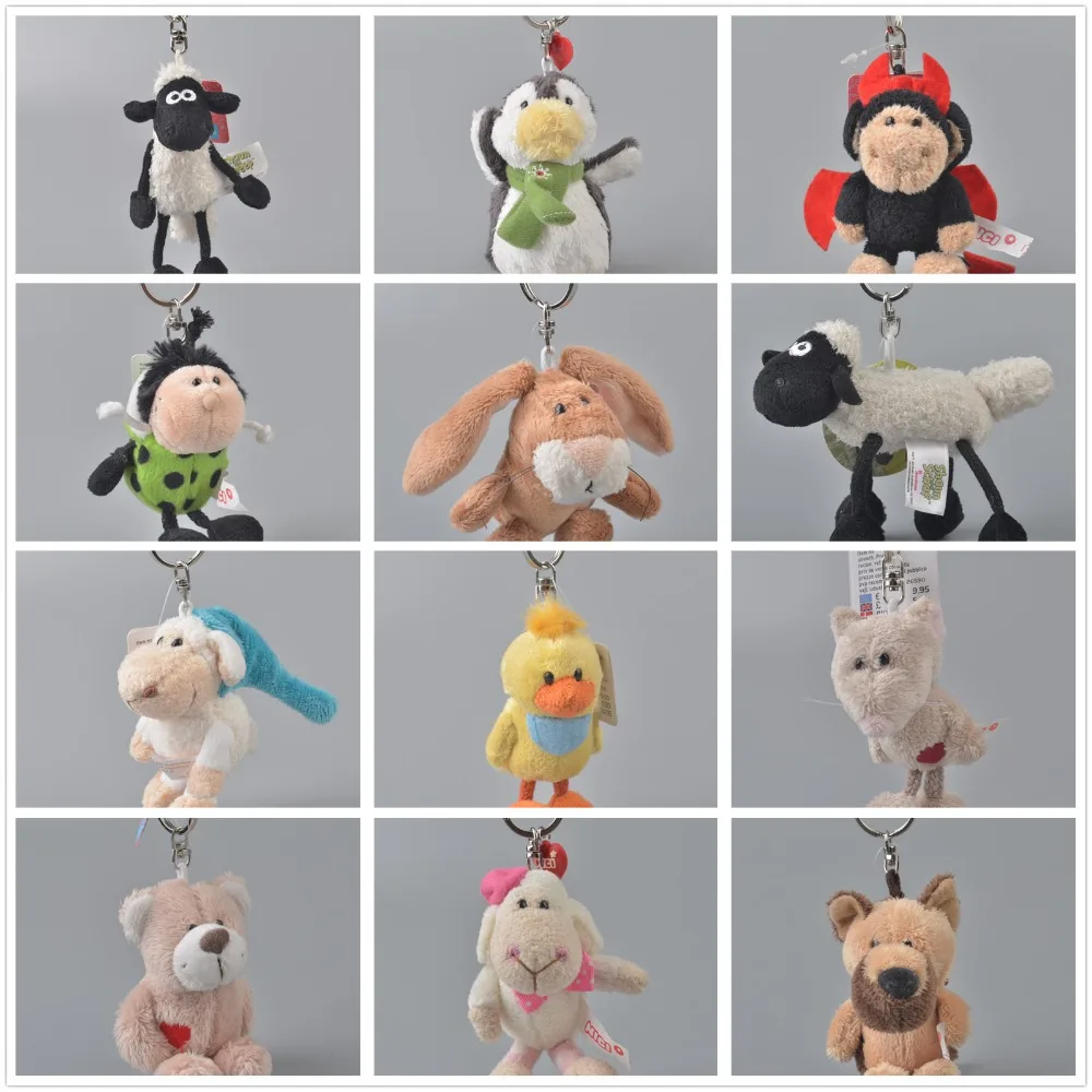 100 Pcs At Random Shipping Cute Soft Animals Fridge Baby Kids Learning Keyring Toys Party Gift magnets home decor decorative | Игрушки и