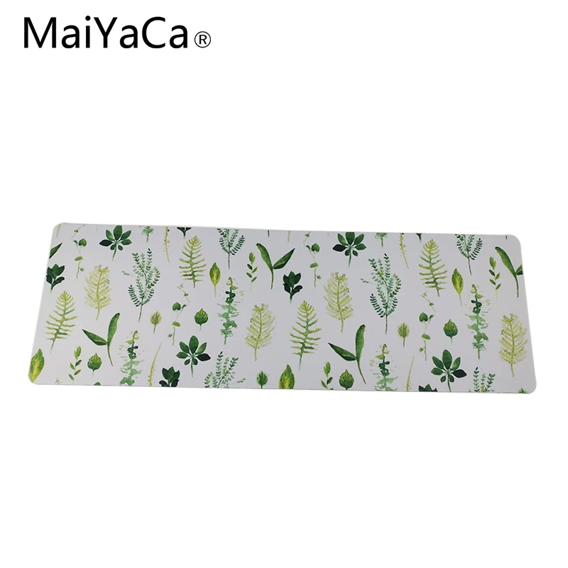 MaiYaCa листья 900x400 мм пользовательский офисный коврик для мыши точность блокировки края Скорость версия ноутбук компьютерный стол коврик для CS GO данных геймер