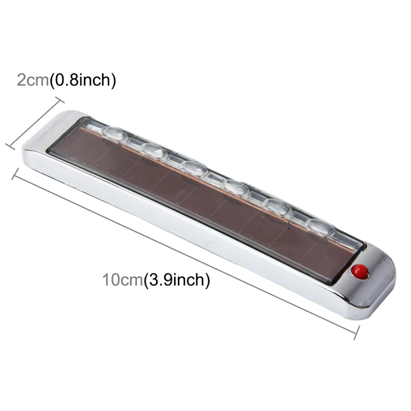 KANEED авто солнечный автомобиль мигающие огни анти столкновения лампы на