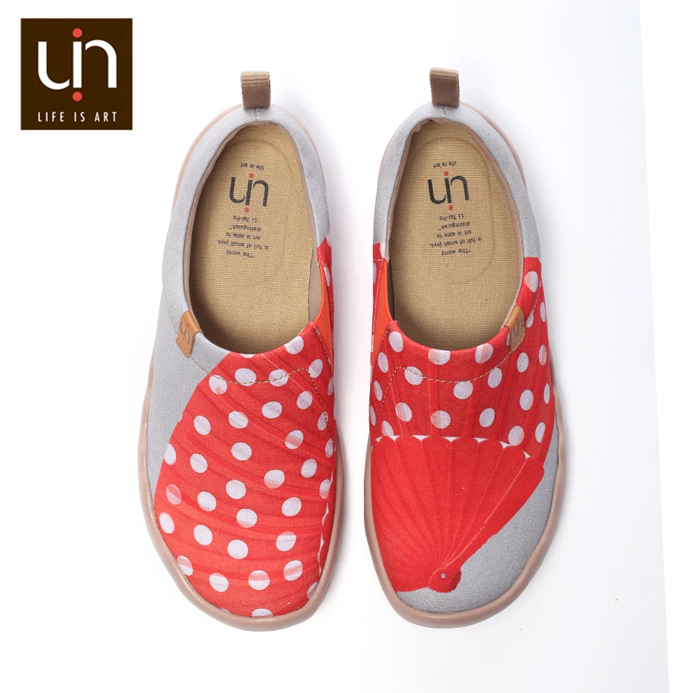 

UIN Felahikum's Dream Design Painted Loafers Women Casual Slip-on Sneakers Fashion Travel Ladies Flats
