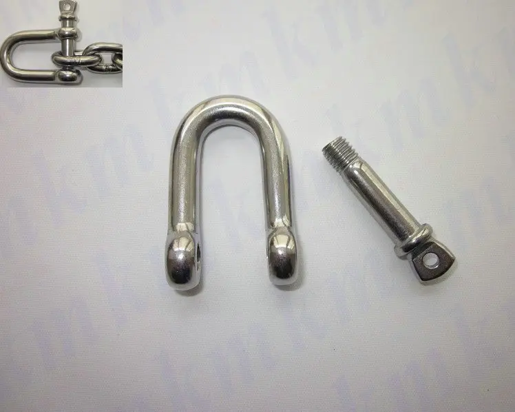 Оптовая продажа высокопрочная винтовая Якорная Скоба из нержавеющей стали D и Dee