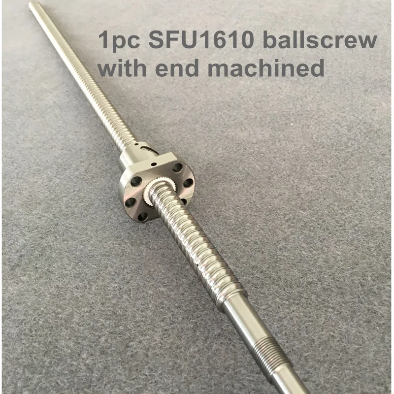 

Ballscrew Sfu1610 650 700 800 900 1000 Mm Ball Screw C7 with 1610 Flange Single Ball Nut Bk/bf12 End Machined for Cnc Parts