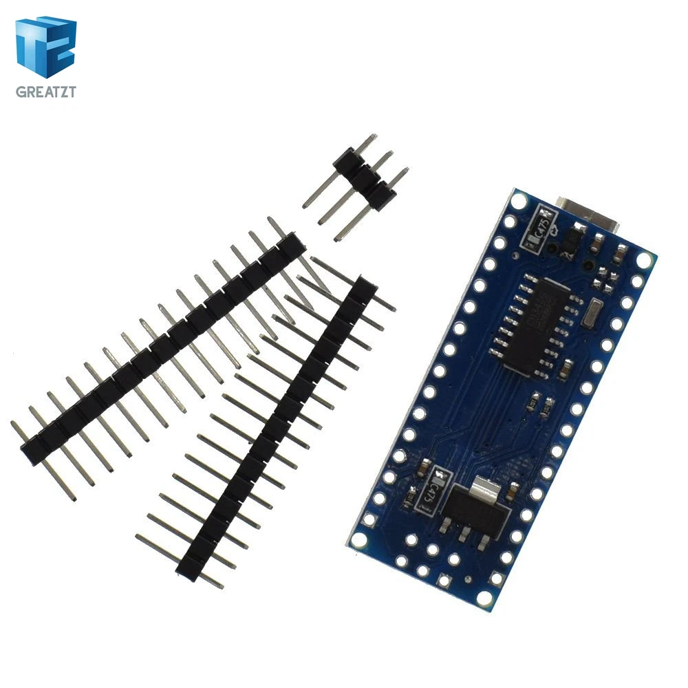 10 шт. NANO V3.0 ATMEGA328P с Загрузчиком Nano 3,0 контроллер совместимый nano CH340 USB драйвер 16 МГц с кабелем для Arduino