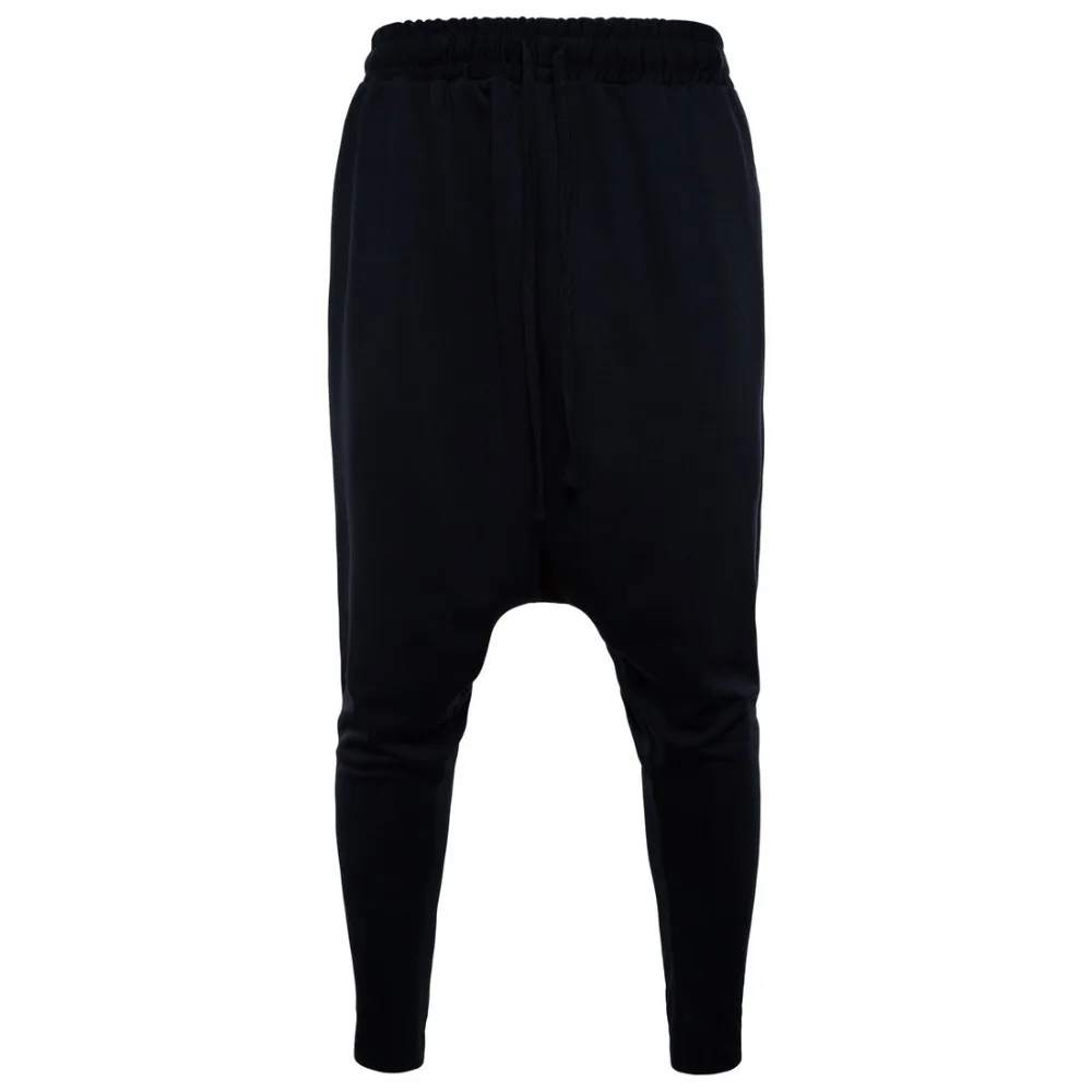 Брюки султанки мужские с эластичным поясом Модные свободные тренировочные штаны