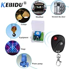 Kebidu 433 МГц беспроводной пульт дистанционного управления переключатель постоянного тока 12 В 1CH релейный модуль приемника RF передатчик для универсального