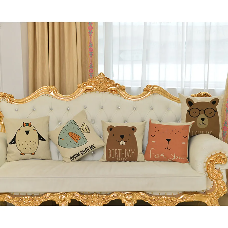 Новый 2016 автомобилей дома для декоративных подушек Прекрасный Кошки Собаки