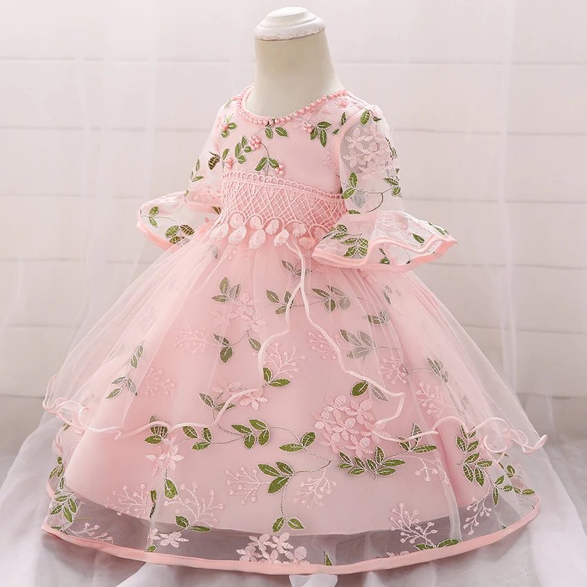 Новинка лета 2019 платье для маленьких девочек с вышивкой vestido infantil Одежда