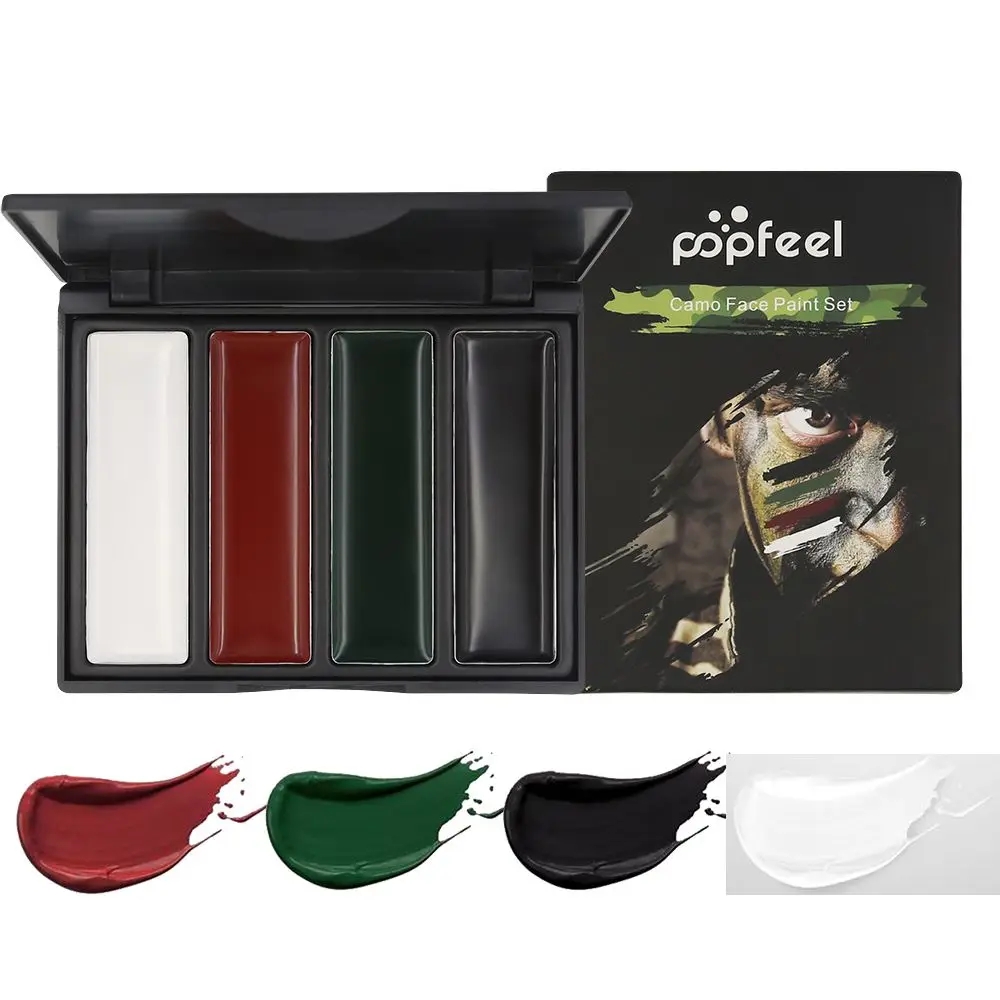 Масляная краска для лица POPFEEL армейская масляная армейский веер камуфляжное