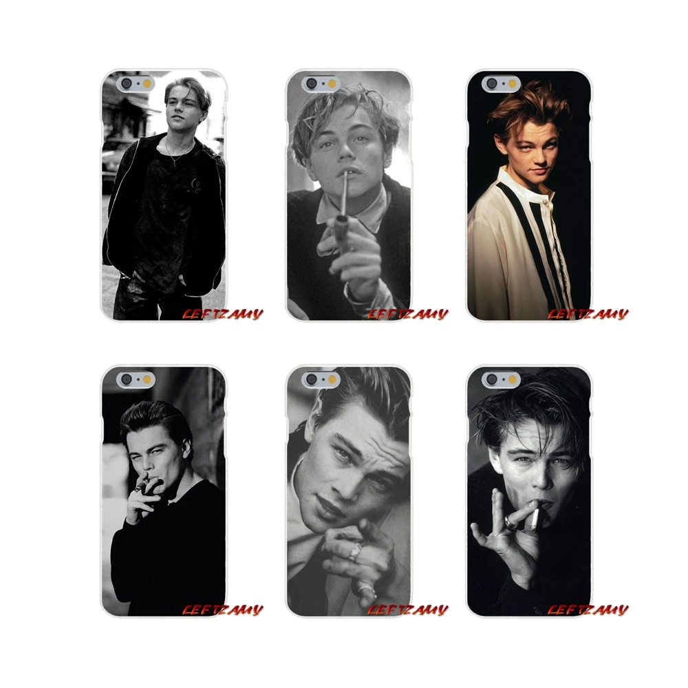 Силиконовый чехол для телефона Samsung Galaxy S3 S4 S5 MINI S6 S7 edge S8 S9 Plus Note 2 3 4 5 8 Leonardo Dicaprio Young