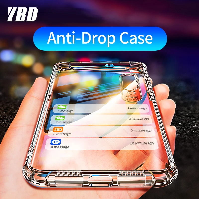 

YBD Shockproof Case for Xiaomi Redmi Note 10 7 8 pro 9s Coque Protective Case for Xiaomi POCO M3 X3 NFC redmi K20 note 8T Case