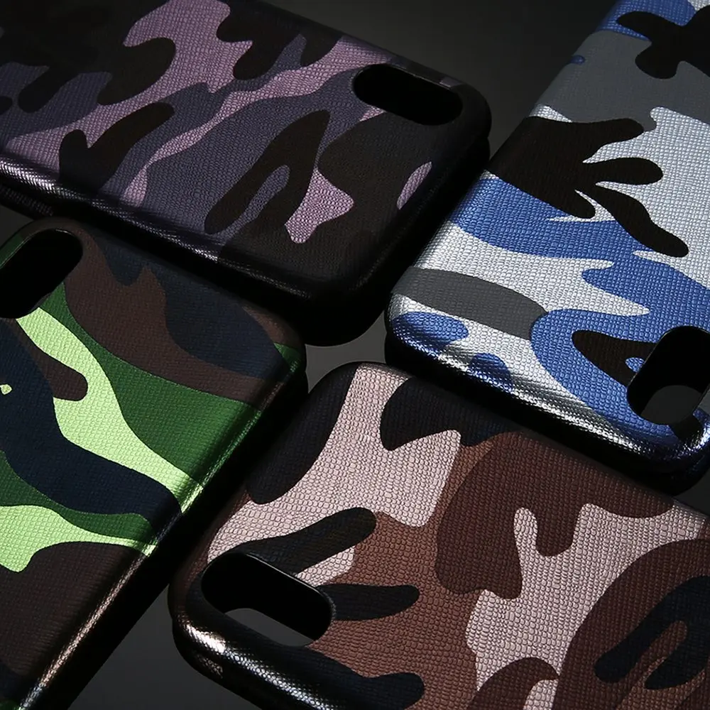 KISSCASE модные камуфляжные чехол для iPhone 5 5S SE 6 S Plus высокое качество 7 8 X супер мягкий