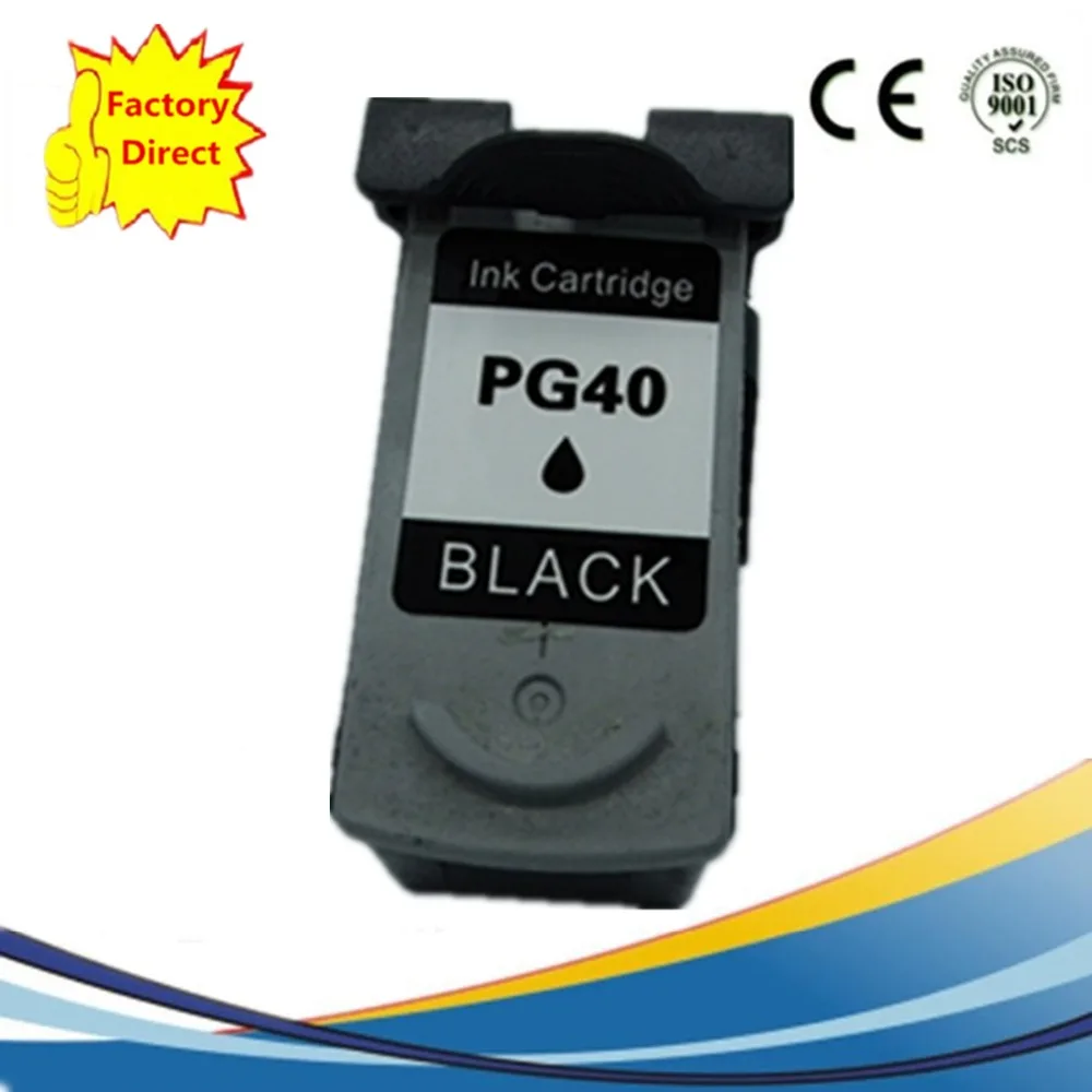 PG 40XL XL PG40 PG40XL 40 восстановленные чернильные картриджи Pixma ip2600 MP180 JX200 JX210P JX500