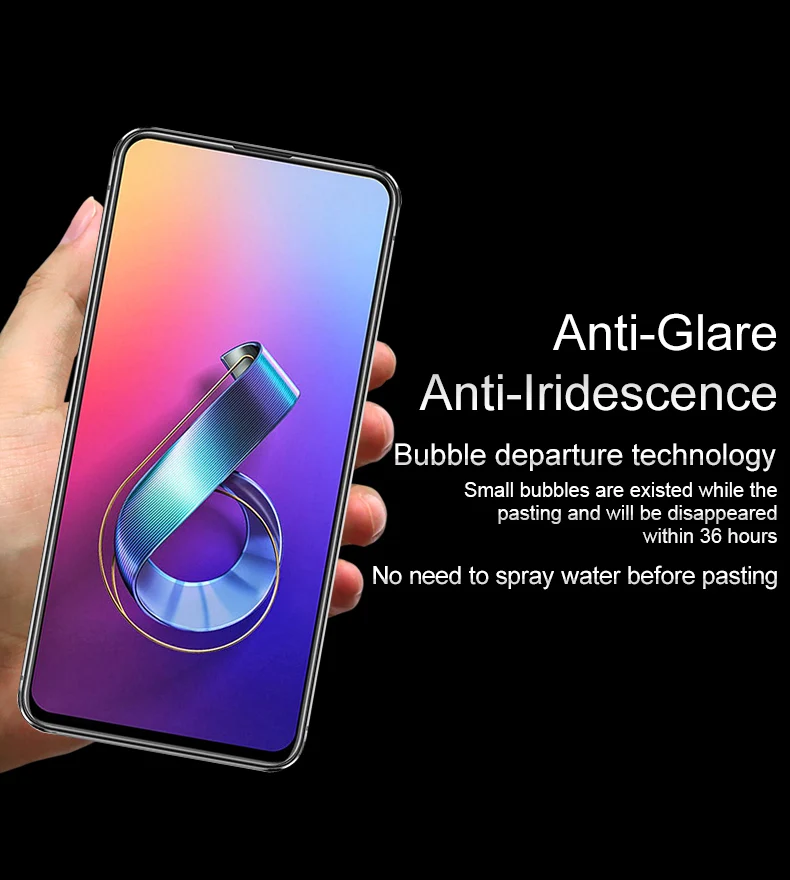 Imak 2 шт. Прозрачная мягкая Гидрогелевая пленка для Asus Zenfone 6 ZS630KL 3D полное покрытие защита экрана