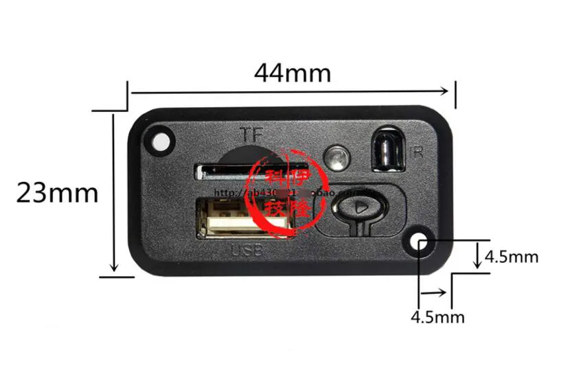 GHXAMP Mini 5 в усилитель аудио Плата 3 Вт стерео с MP3 декодер TF карта U диск