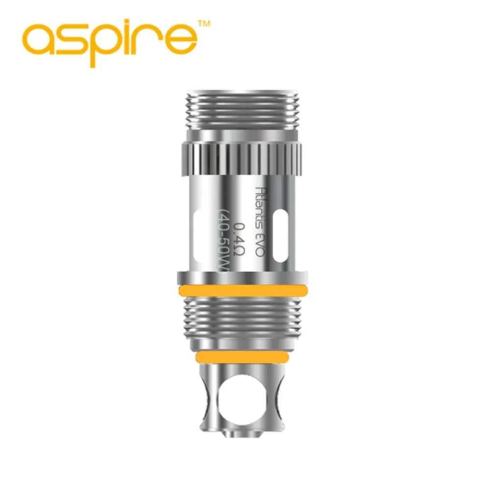 Оригинал Aspire Atlantis EVO Катушки 0.5ohm BVC Бак Распылитель Core 0.4ohm E Электронная Сигарета