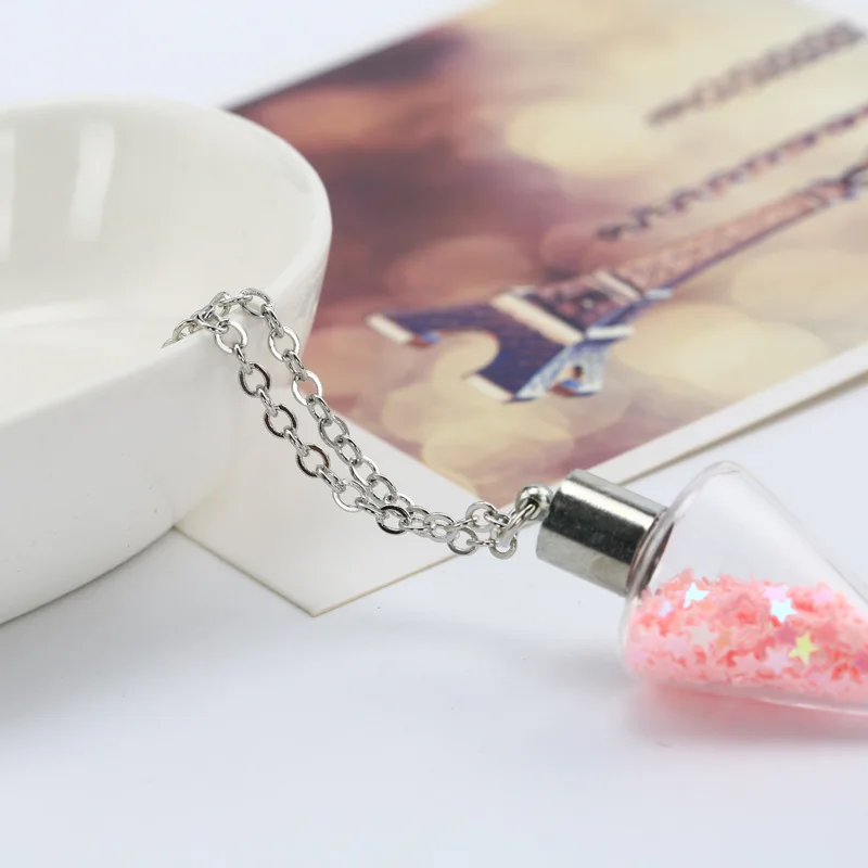 Ручной работы DIY Украшения моды маленькая звезда цветочный кристалл песок