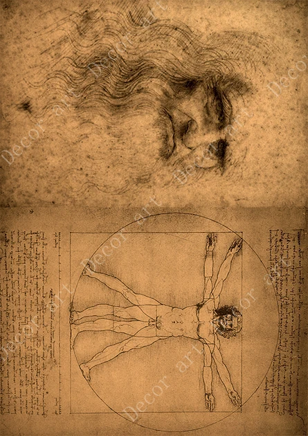 Mona Lisa The Scientist Da Vinci холст живопись винтажные настенные картины крафт-постеры с