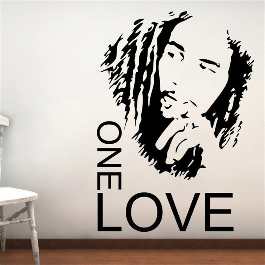 

The Legend Marley Wall Sticker Removable Decal Home Office Decor Poster Modern Design Wall Decals Wall Decor D918