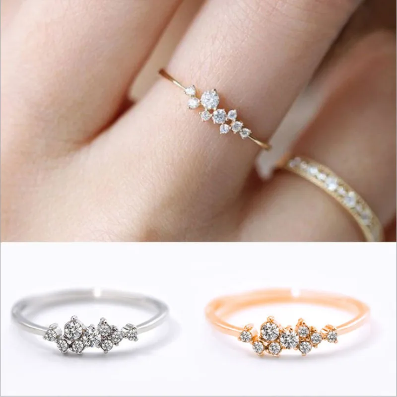 1PC Women Ring Nine Plating For Couple Wedding Promise Infinity Eternity Love Jewelry Boho Anillos Mujer BFF Gifts | Украшения и