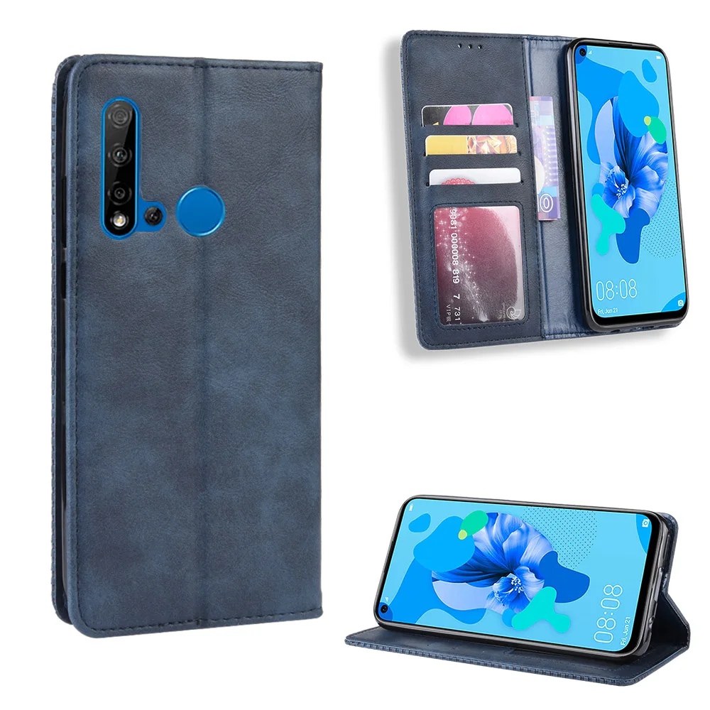 Кожаный чехол для huawei Y5 Y6 Y7 Y9 Prime Nova 5i 5 Pro P Smart Plus P20lite Hawei Honor 20 Pro 8S откидной Магнитный чехол