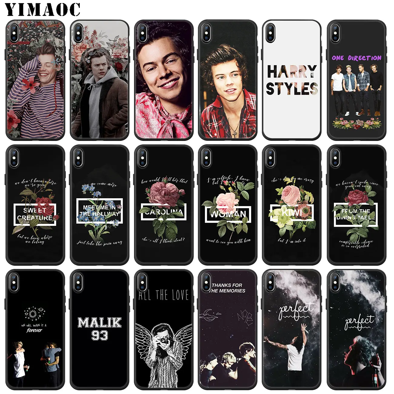 Мягкий силиконовый чехол для телефона YIMAOC ID Harry Styles One Direction iPhone 11 Pro XS Max XR X 6 6S 7 8 Plus 5