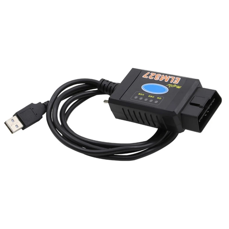 Elm327 Usb V1.5 Obd2 25K80 чип Автомобильный диагностический инструмент обновления Скрытая функция для Ford Focus Mazda