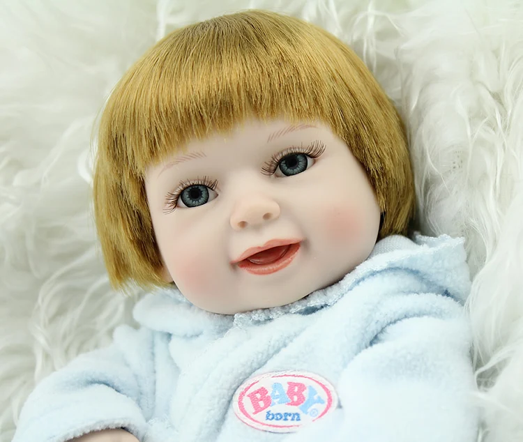 NPKDOLL Small Reborn Baby Dolls Safe Vinyl Alive Bonecas Boy 11 Inch Birthday Gift For Kids | Игрушки и хобби