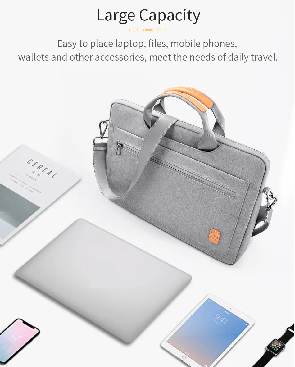 Сумка для ноутбука WIWU водонепроницаемая сумка MacBook Air 13 14 15 4 дюйма на плечо женщин