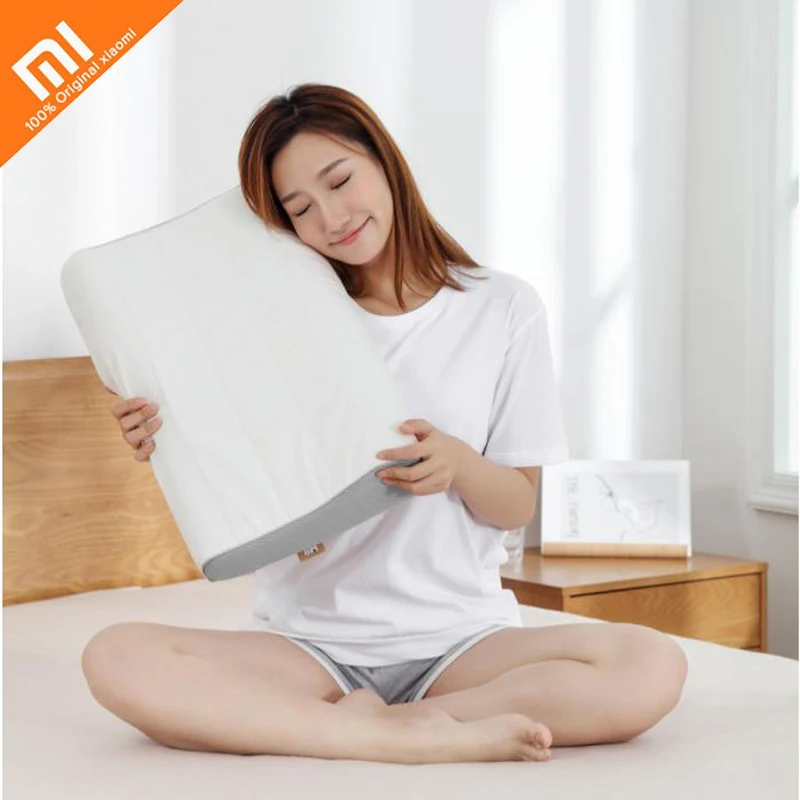 Оригинальная латексная подушка для шеи xiaomi mijia 8H Молодежная версия 50x33x 9/11cm8