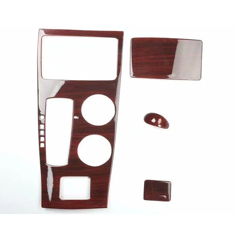 Wood Color 4 шт./компл. ручка переключения рулевого механизма автомобиля головы Панель рамка Автомобильные молдинги Стайлинг для Nissan Altima 2013 LHD - Название цвета: Wood Color