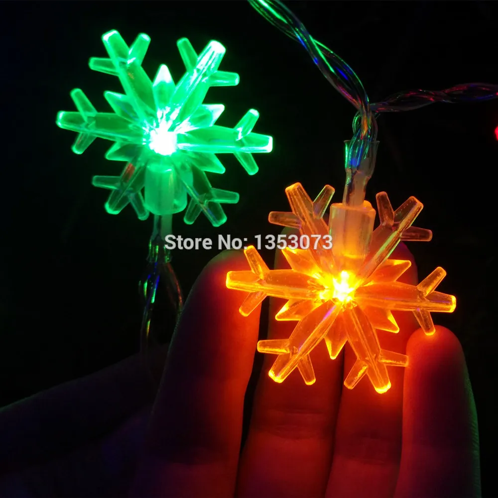 YIYANG 10 м 100led гирлянда для снежных хлопьев СВЕТОДИОДНАЯ Гирлянда свадьбы праздника