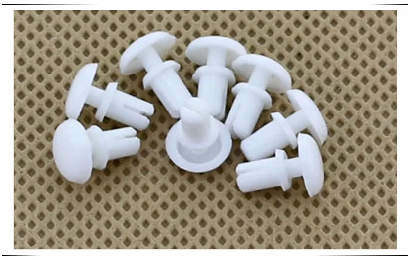 Острые белые/черные пластиковые нейлоновые заклепки R6080 R для ПК с диаметром