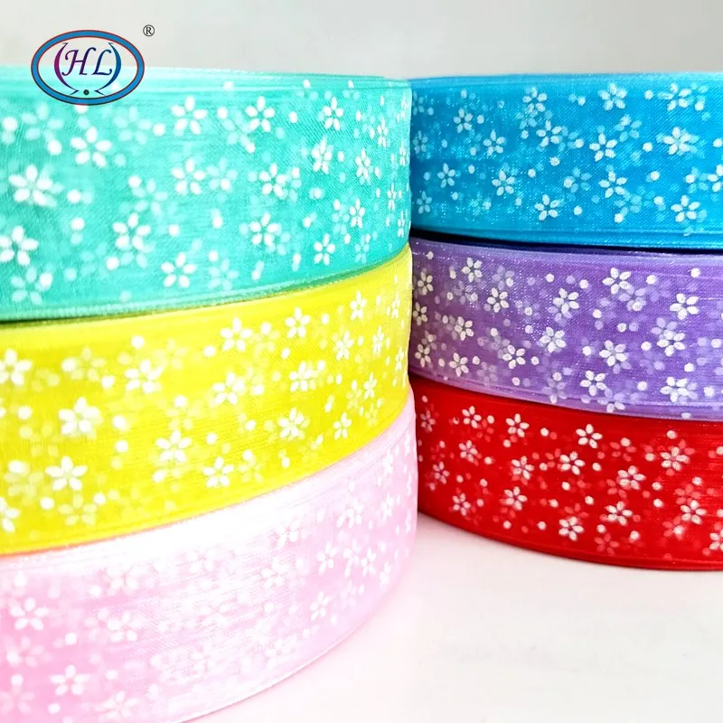 HL 6 м/лот 1 &quotпечатные ленты из органзы для изготовления ювелирных украшений на
