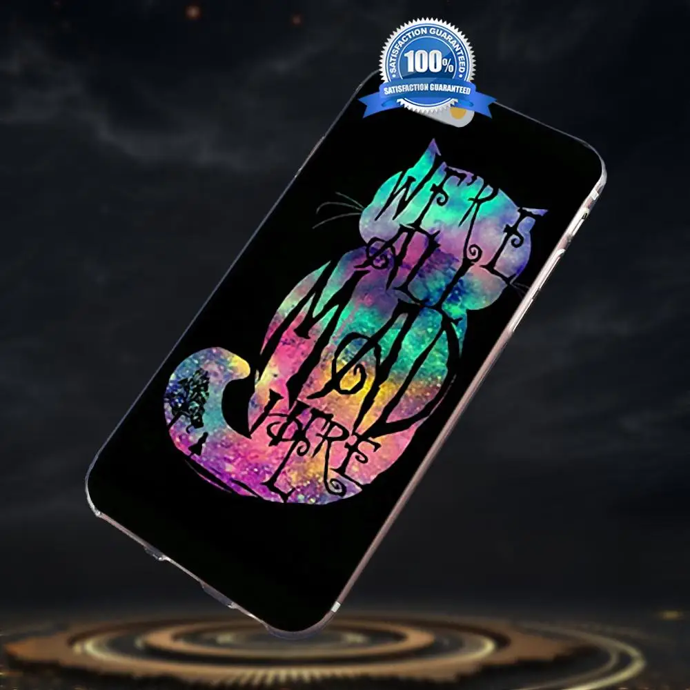 Алиса в стране чудес Mad Hatter для Apple iPhone X 4 4S 5 5C SE 6 6S 7 8 Plus Galaxy A3 A5 J1 J2 J3 J5 J7 2017 милый