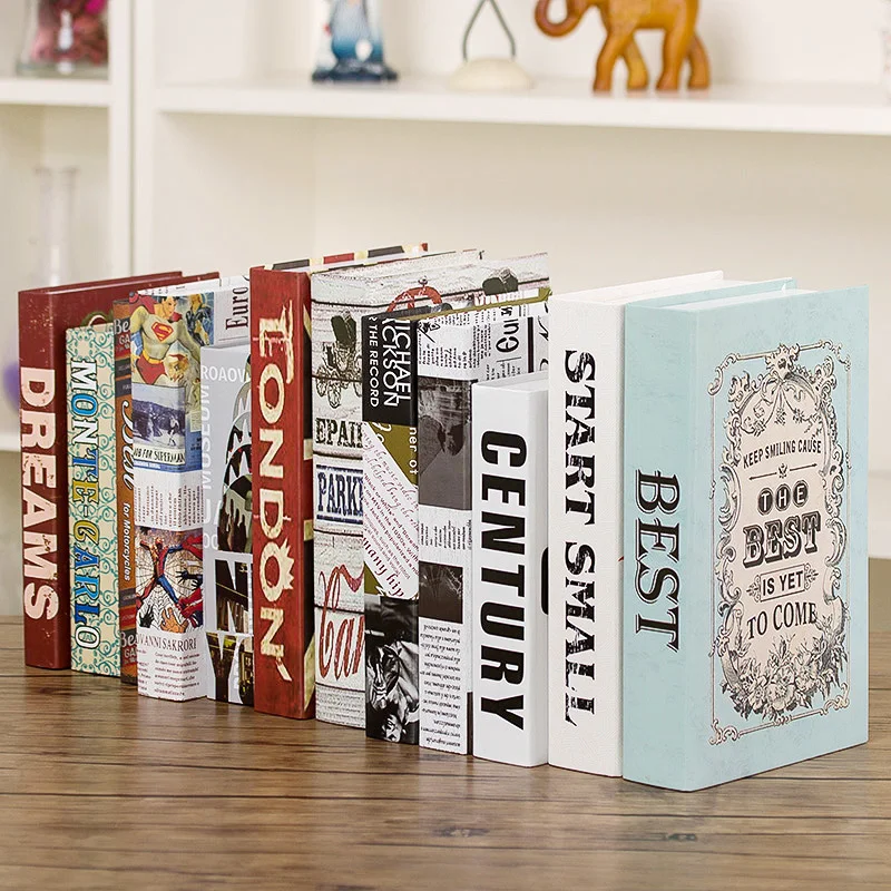 10 шт. имитация современной американской искусственной книги украшение окна