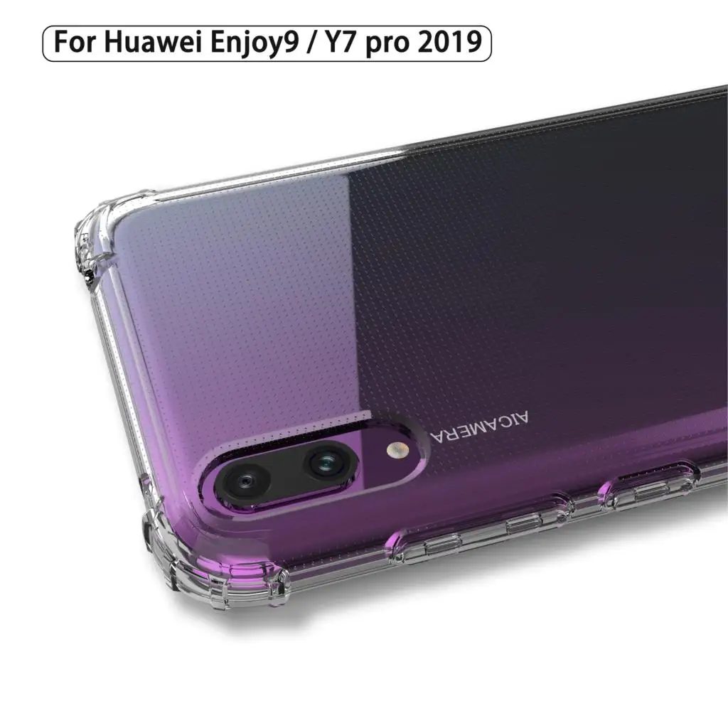 Супер Противоударный защитный чехол для Huawei Y7 Pro 2019 из ТПУ полный Honor 7C 7A Y6 Prime Y5 2018