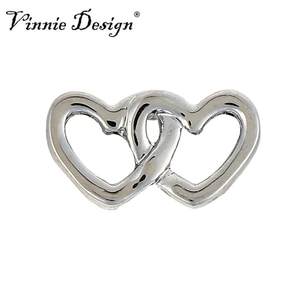 Vinnie дизайн ювелирных изделий Блокировка Сердце слайд амулеты подходят для