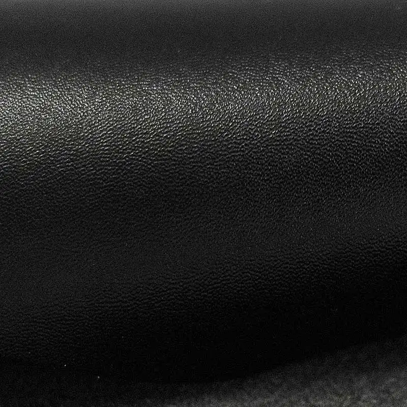 

0.8MM thickness black Super fiber sheep skin imitate leather material