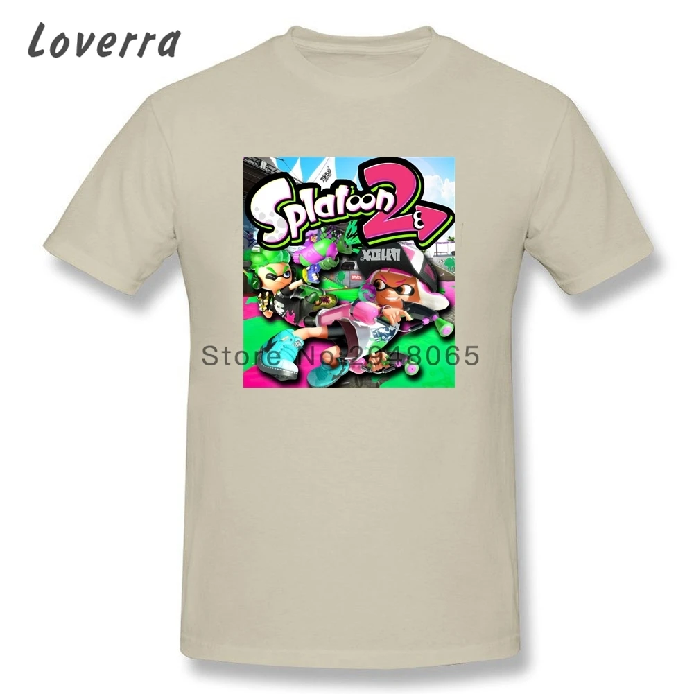 Милый Squid сестры Splatoon Для мужчин футболка короткий рукав Фитнес брендовая одежда