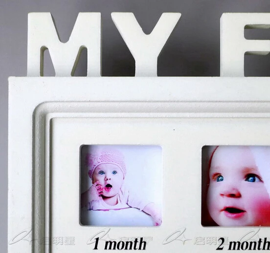 Детский комплект с рамкой для первого года 12 месяцев стол/подвесная декоративная