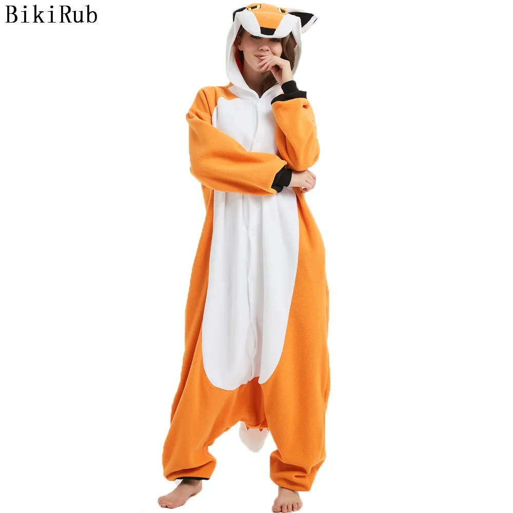 Кигуруми мистер Фокс косплей костюм для вечеринки на Хэллоуин 2019 женские милые