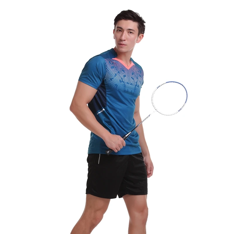 Наборы для бадминтона с бесплатной печатью Мужская/женская одежда спортивные