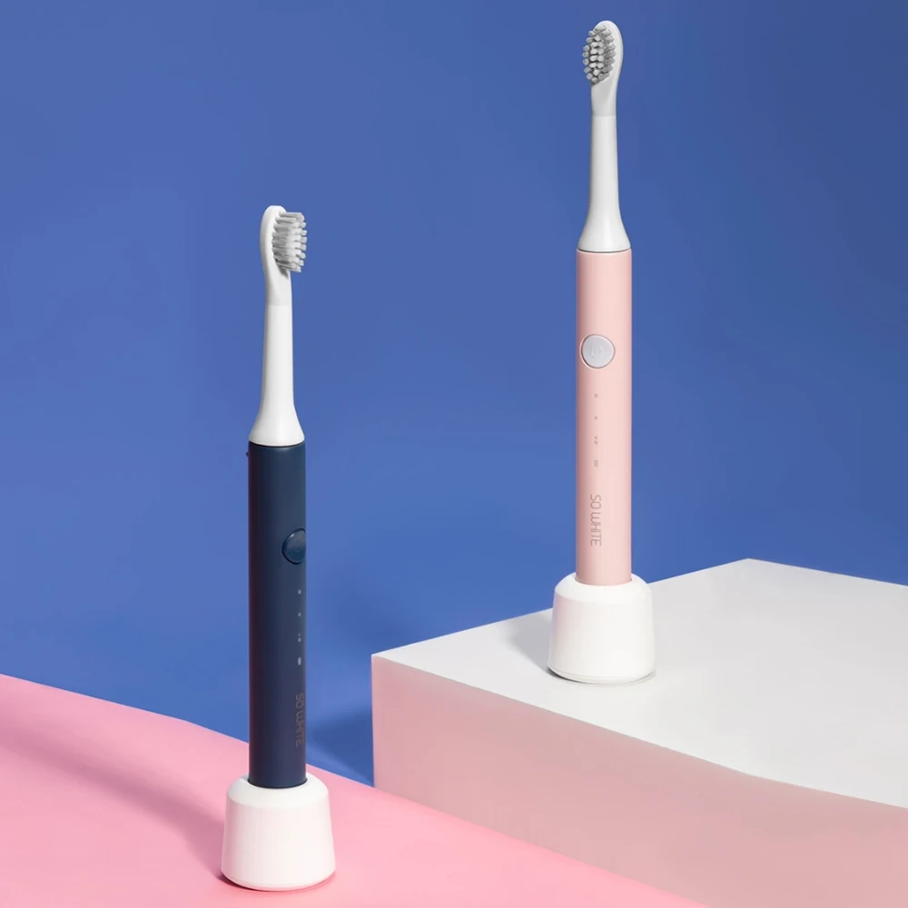 Xiaomi SO WHITE(PINJING) EX3 перезаряжаемая электрическая звуковая зубная щетка USB перезаряжаемая зубные зубы Глубокая чистка кистей водонепроницаемый