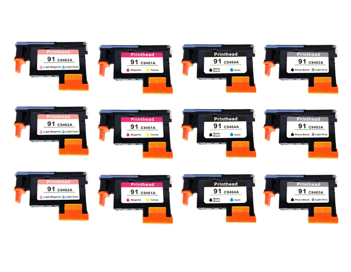 12x печатающая головка совместима с hp 91 C9460A C9461A C9462A C9463A Designjet Z6100 Z6100P принтер|designjet