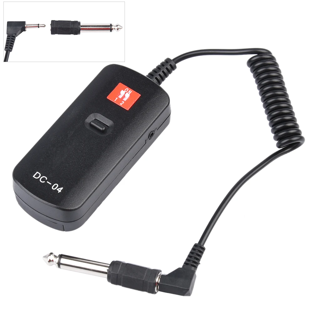 Новый Supon DC 04 4 канала беспроводной/Радио Flash Trigger Набор передатчик с приемником